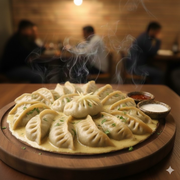 Chef's Spc. Paneer Jhol Momos